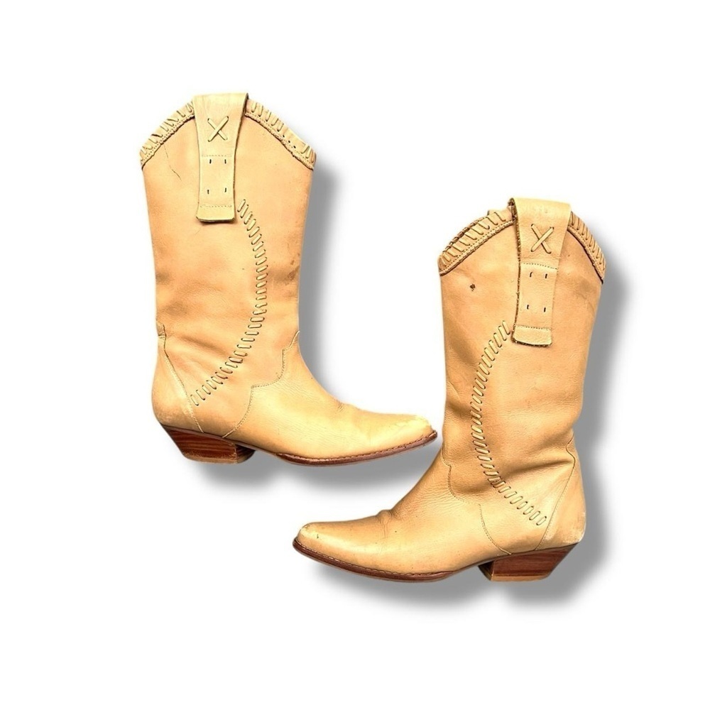 Women's Tan Cowboy Boots
